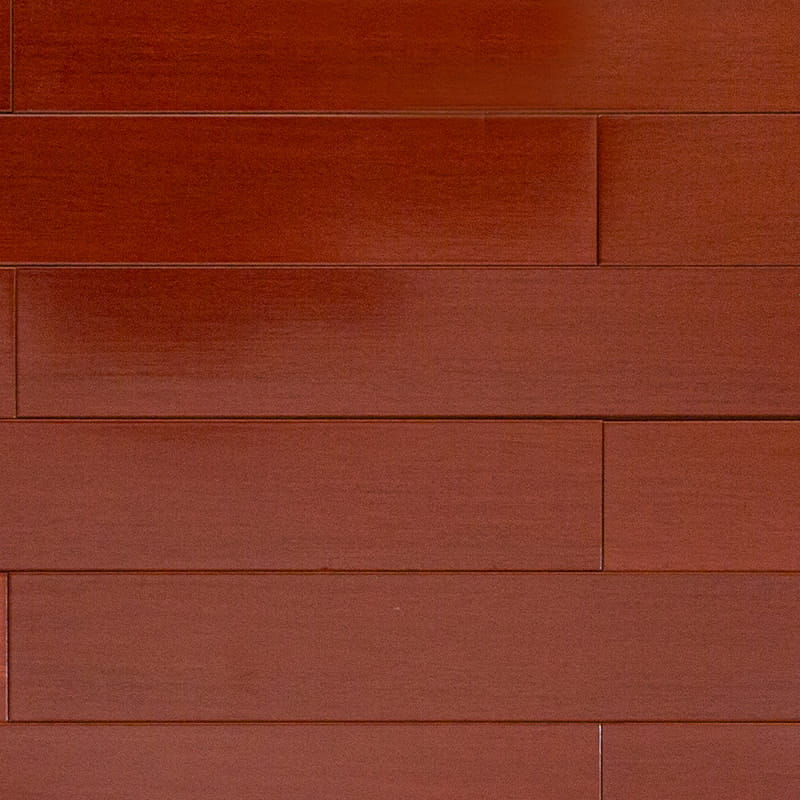 Padauk Lantai Kayu Solid Matte Merah Coklat