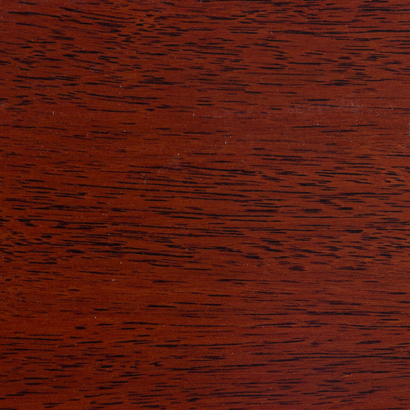Lantai Kayu Pepejal Kayu Plum Merah Coklat Matte