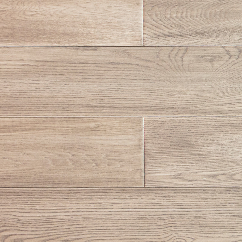 Lantai Kayu Pepejal American Red Oak Light Grey Glaze Papan Lebar