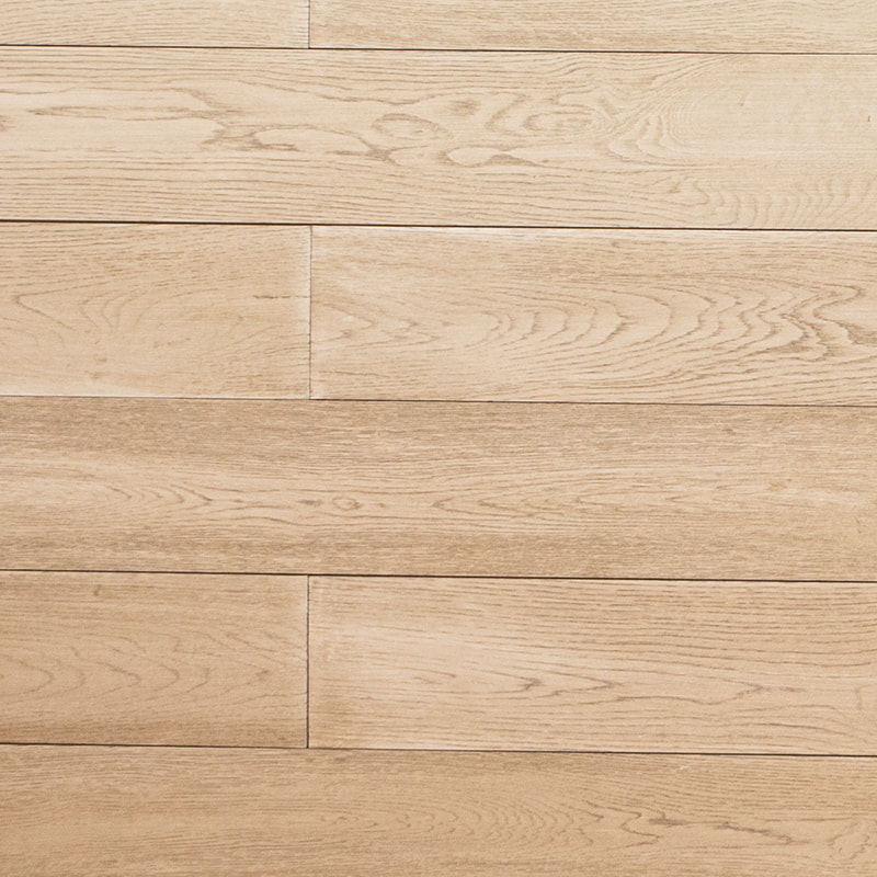 Lantai Kayu Pepejal Oak Light Beige Glaze