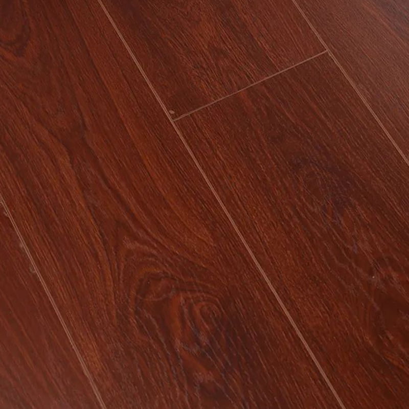 Berbilang Lapisan Deep Red Oak Mountain Grain Matte Click Lock Lantai Kayu Kejuruteraan