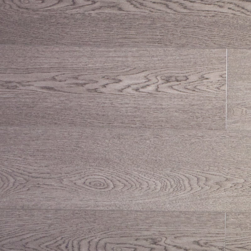 Multi-Ply Oak Light Grey Wire-brushed Lantai Kayu Kejuruteraan Klik