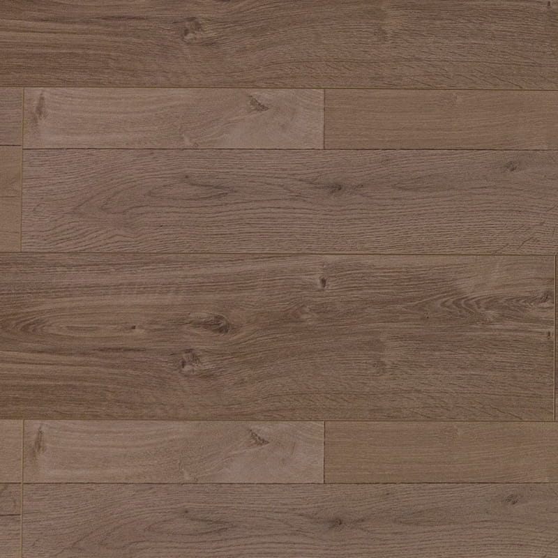 12mm Premium Laminate Light Oak Wood Grain Lantai Klik Permukaan Licin
