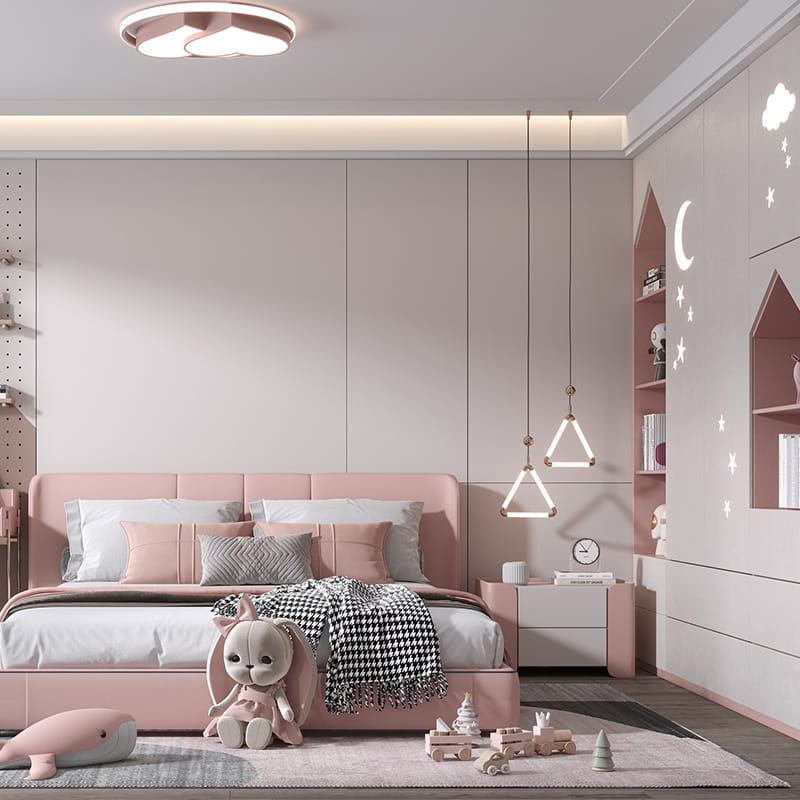 Bilik Gadis Minimalis Minimalis Bespoke Starlight Creamy Perancis