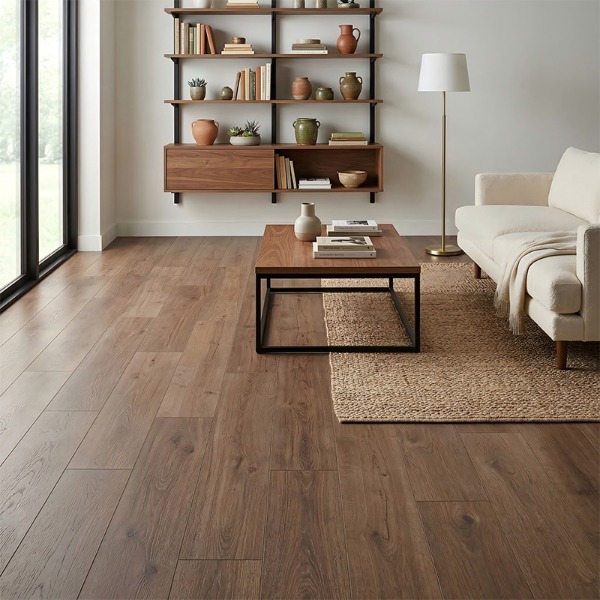 Lantai Laminat Komersial 12mm: Pilihan Seimbang untuk Kediaman Moden dan Bahagian Dalaman Komersial Ringan